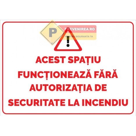 Indicator acest spatiu functioneaza PSI